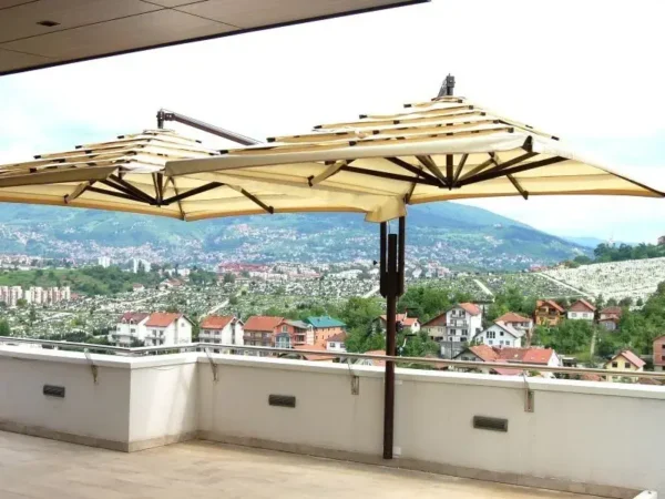 Bordeaux Wall Parasol